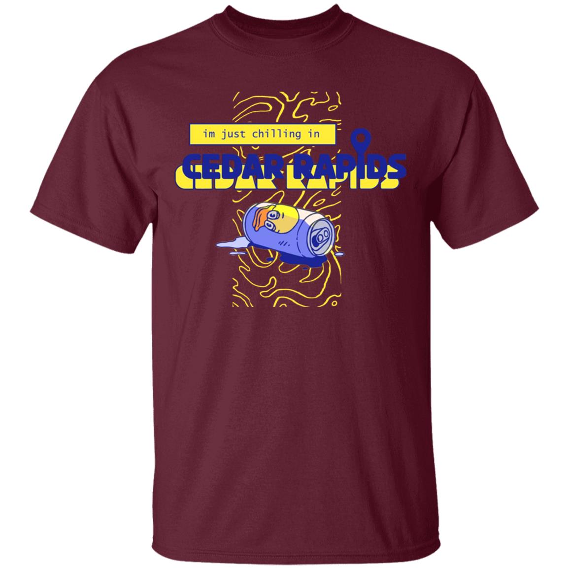 CEDAR RAPIDS T-SHIRT Apparel Duck Planet Merch - Teechipus