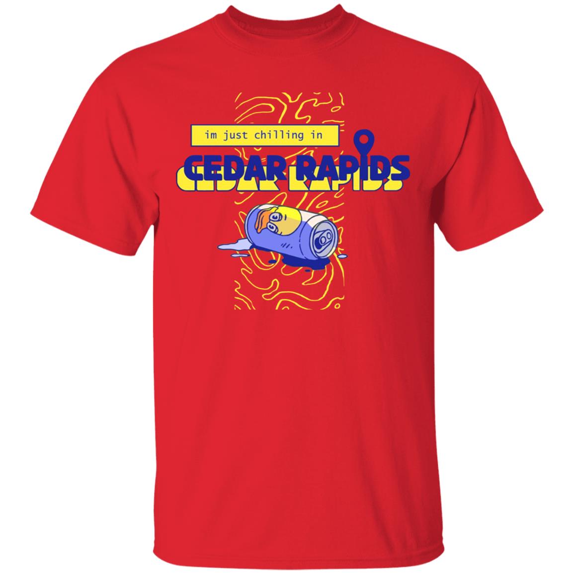 CEDAR RAPIDS T-SHIRT Apparel Duck Planet Merch - Teechipus