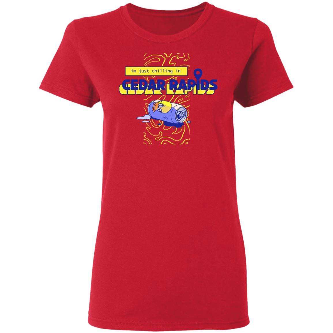 CEDAR RAPIDS T-SHIRT Apparel Duck Planet Merch - Teechipus