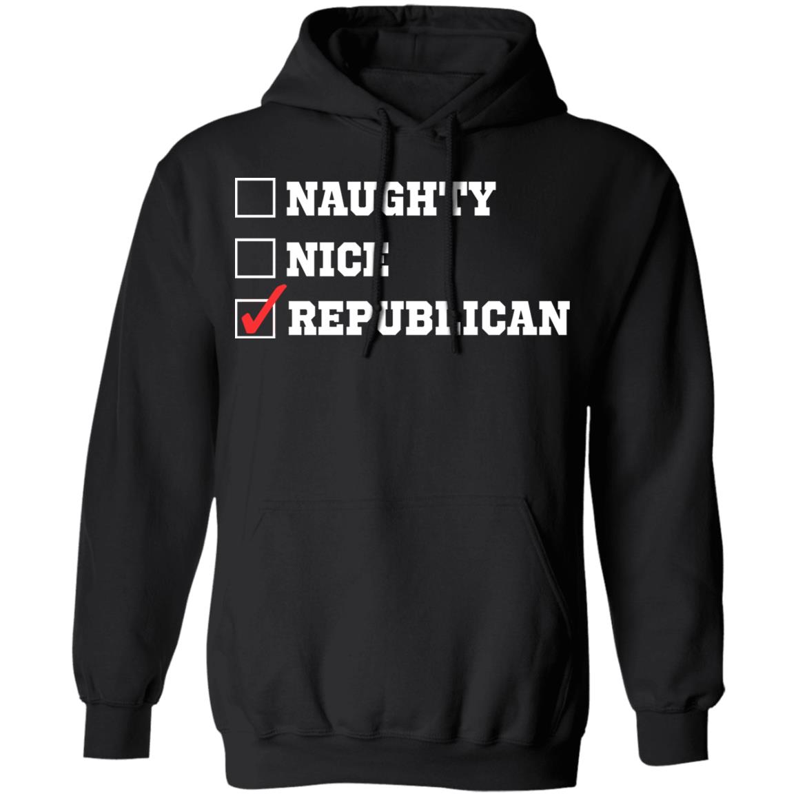 Naughty Nice Republican T-Shirt Trump Supporter Funny Republican T Shirt - Teechipus