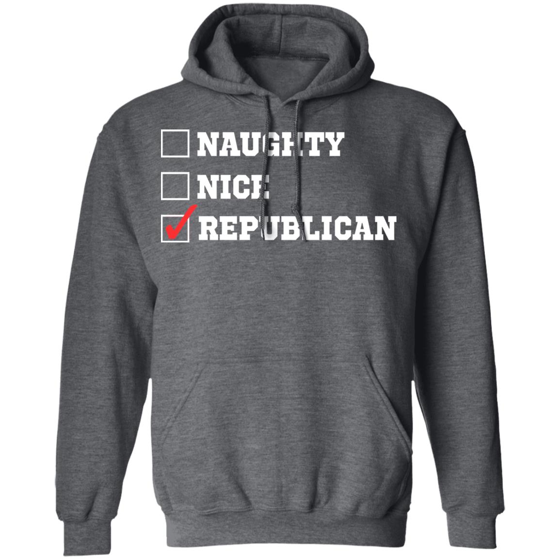 Naughty Nice Republican T-Shirt Trump Supporter Funny Republican T Shirt - Teechipus