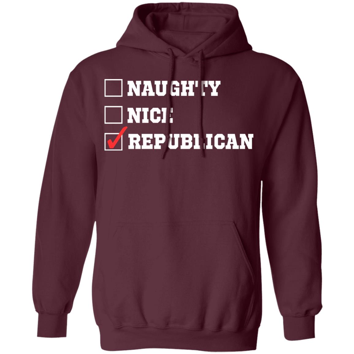 Naughty Nice Republican T-Shirt Trump Supporter Funny Republican T Shirt - Teechipus