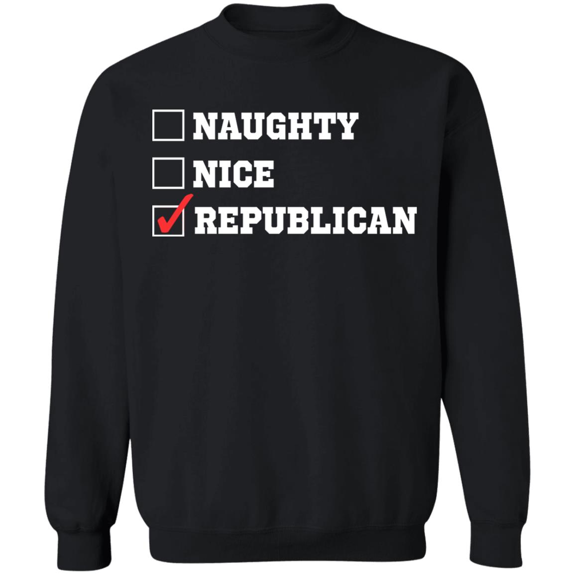 Naughty Nice Republican T-Shirt Trump Supporter Funny Republican T Shirt - Teechipus