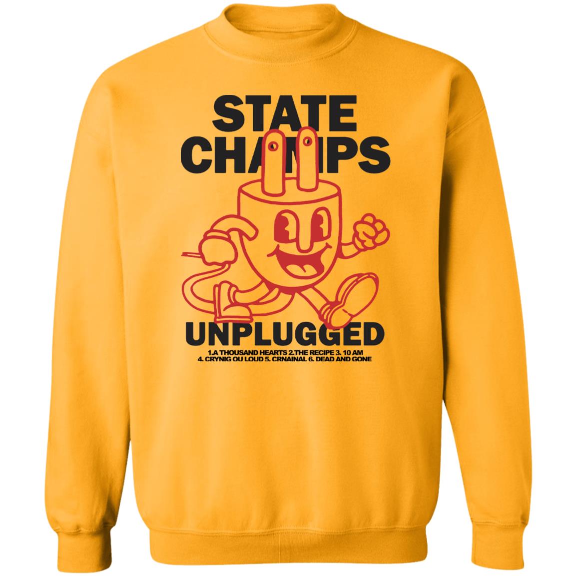State Champs Merch Unplugged Hoodie Sweatshirt - Teechipus