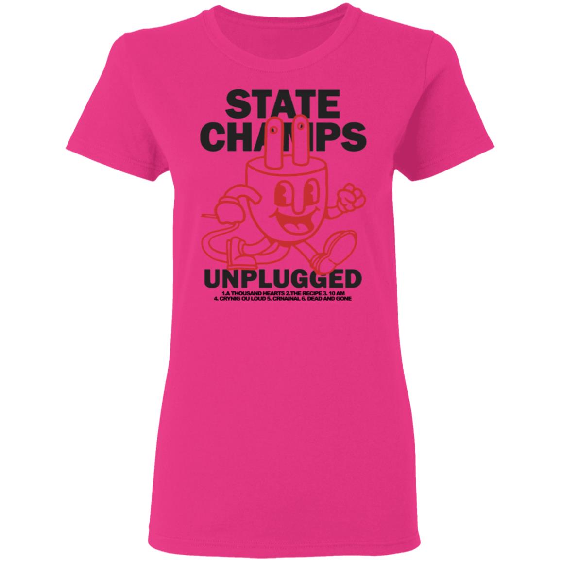 State Champs Merch Unplugged Hoodie Sweatshirt - Teechipus