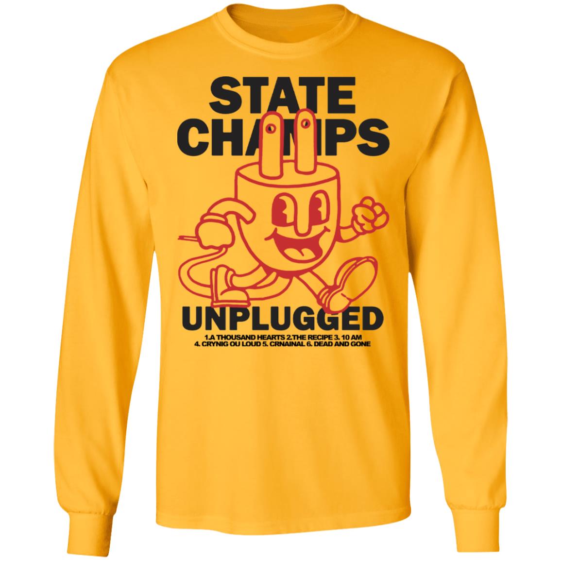 State Champs Merch Unplugged Hoodie Sweatshirt - Teechipus