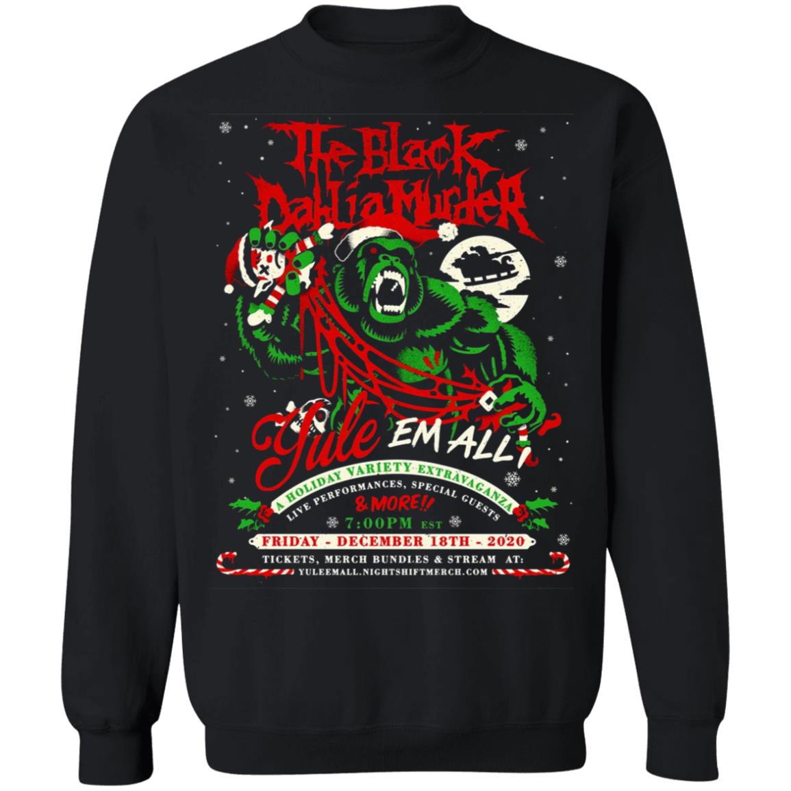 Night Shift Merch The Black Dahlia Murder Shirt Hoodie Sweatshirt - Teechipus