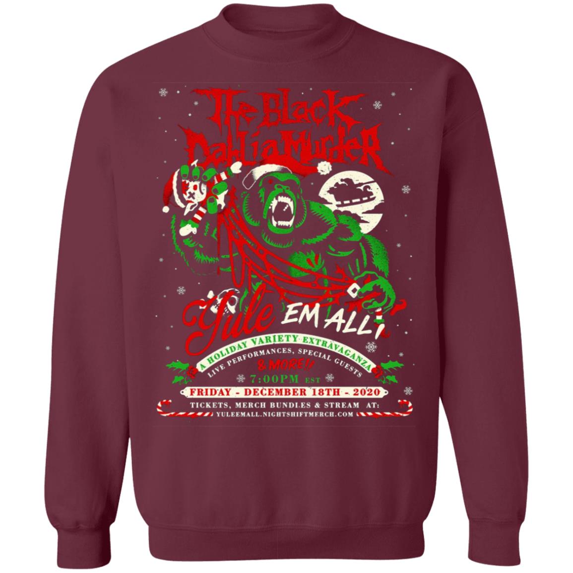 Night Shift Merch The Black Dahlia Murder Shirt Hoodie Sweatshirt - Teechipus