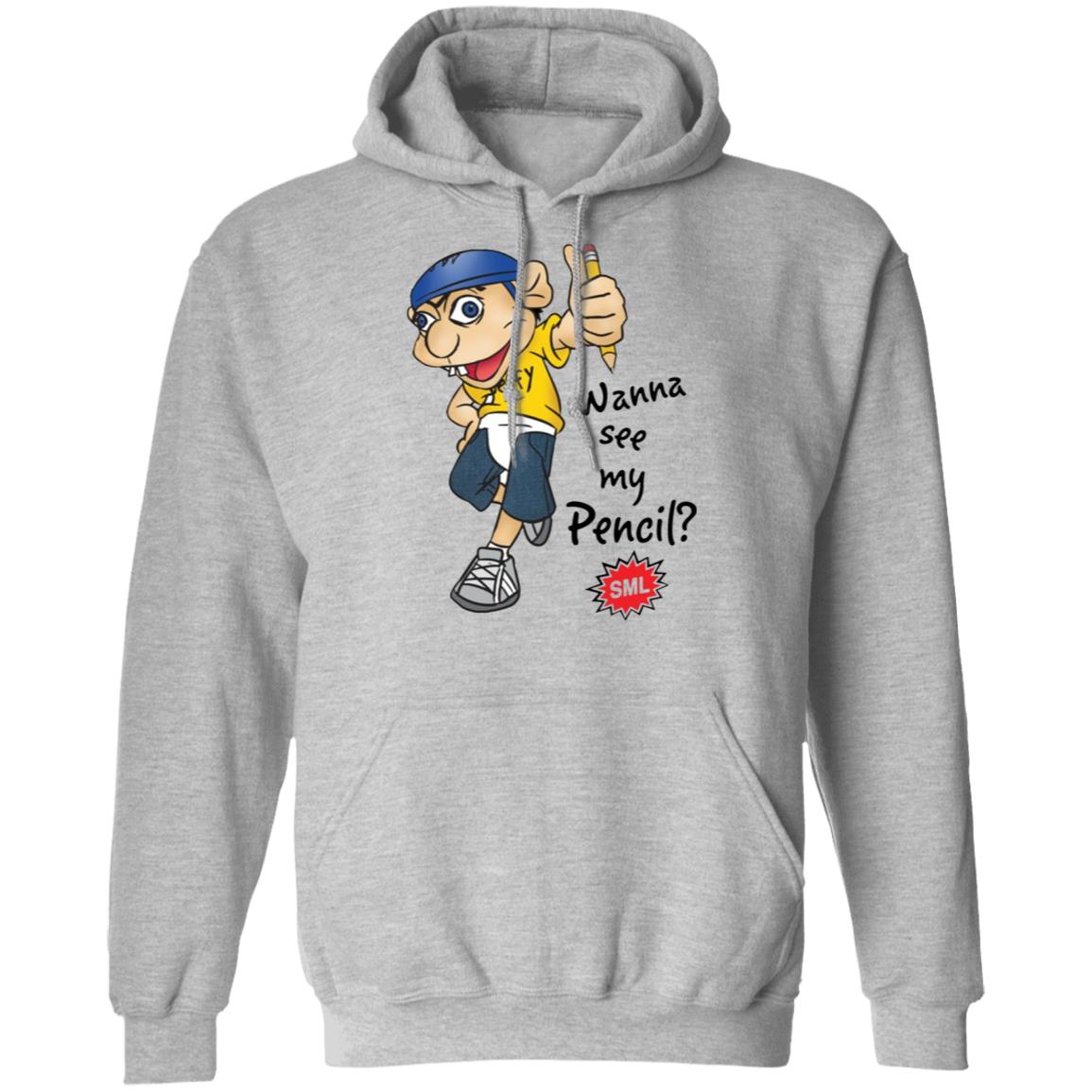 Jeffy Wanna See My Pencil - Funny Sml Character Essential Hoodie - Teechipus