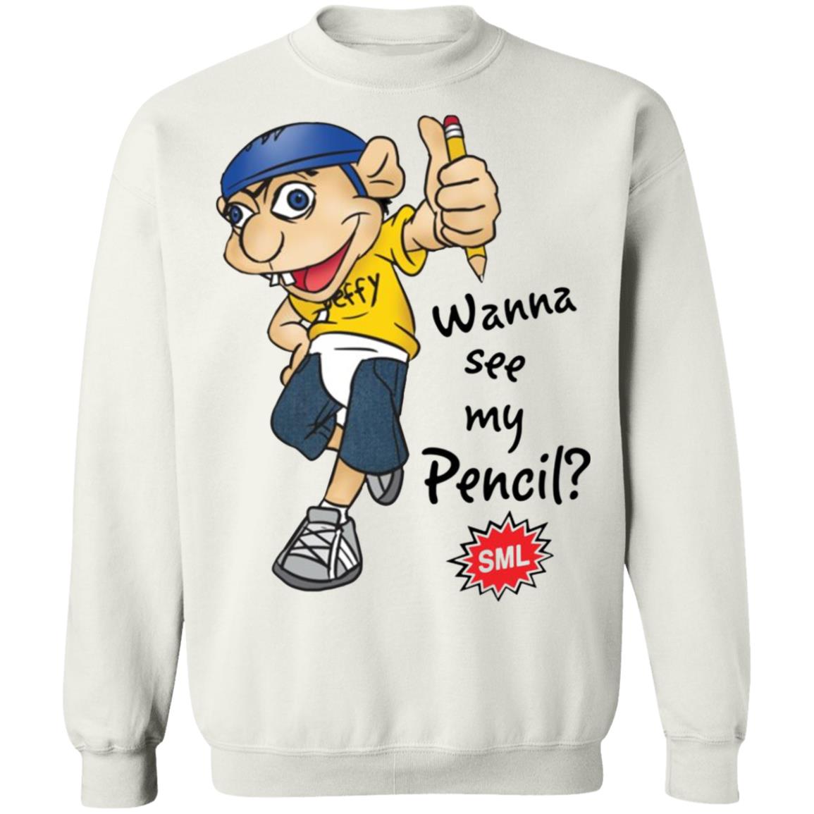 Jeffy Wanna See My Pencil - Funny Sml Character Essential Hoodie - Teechipus