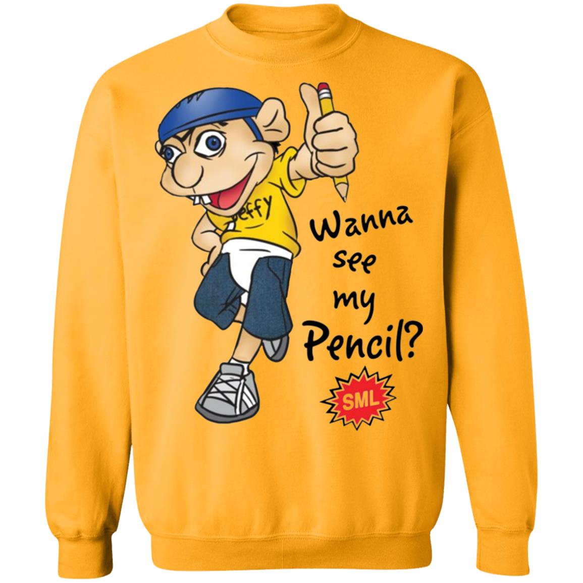 Jeffy Wanna See My Pencil - Funny Sml Character Essential Hoodie - Teechipus