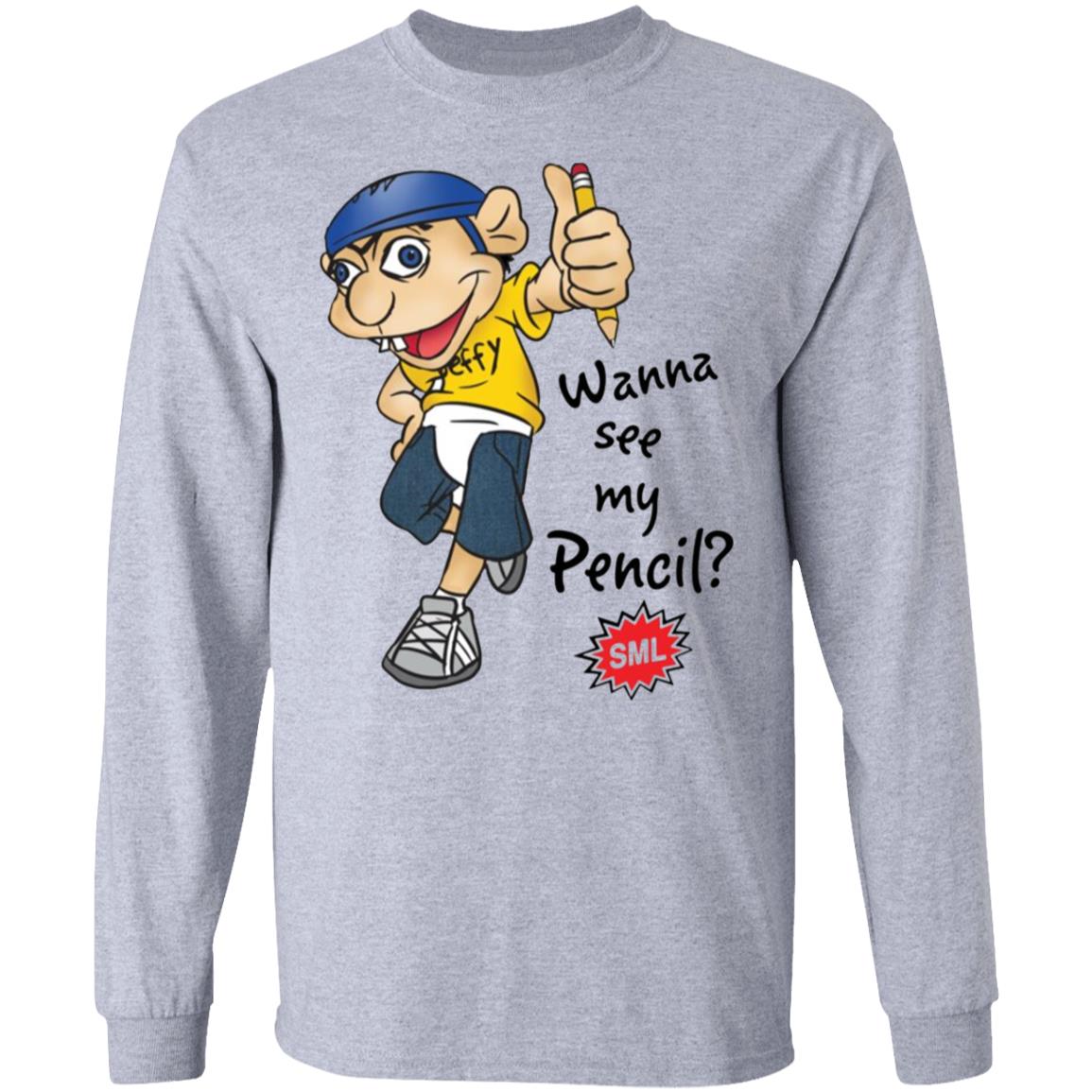 Jeffy Wanna See My Pencil - Funny Sml Character Essential Hoodie - Teechipus