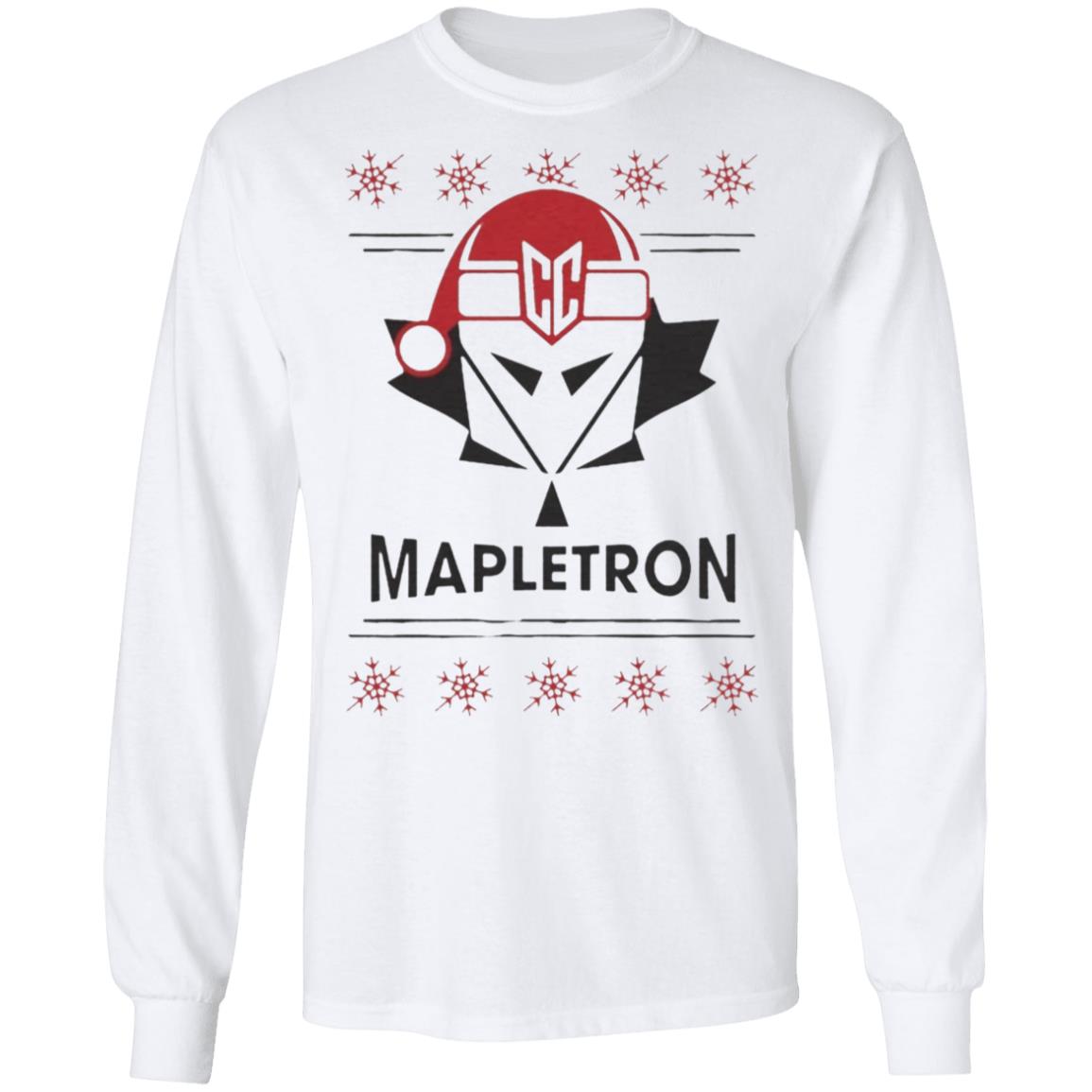 Chase Claypool Mapletron Xmas Shirt Hoodie Sweatshirt - Teechipus