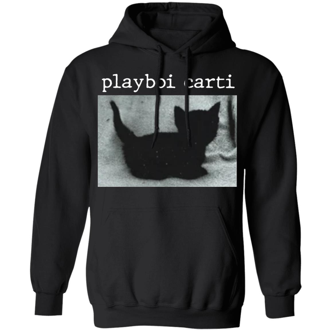 Playboi Carti Merch Black Cat Shirt Playboi Carti Merch Black Cat Hoodie - Teechipus