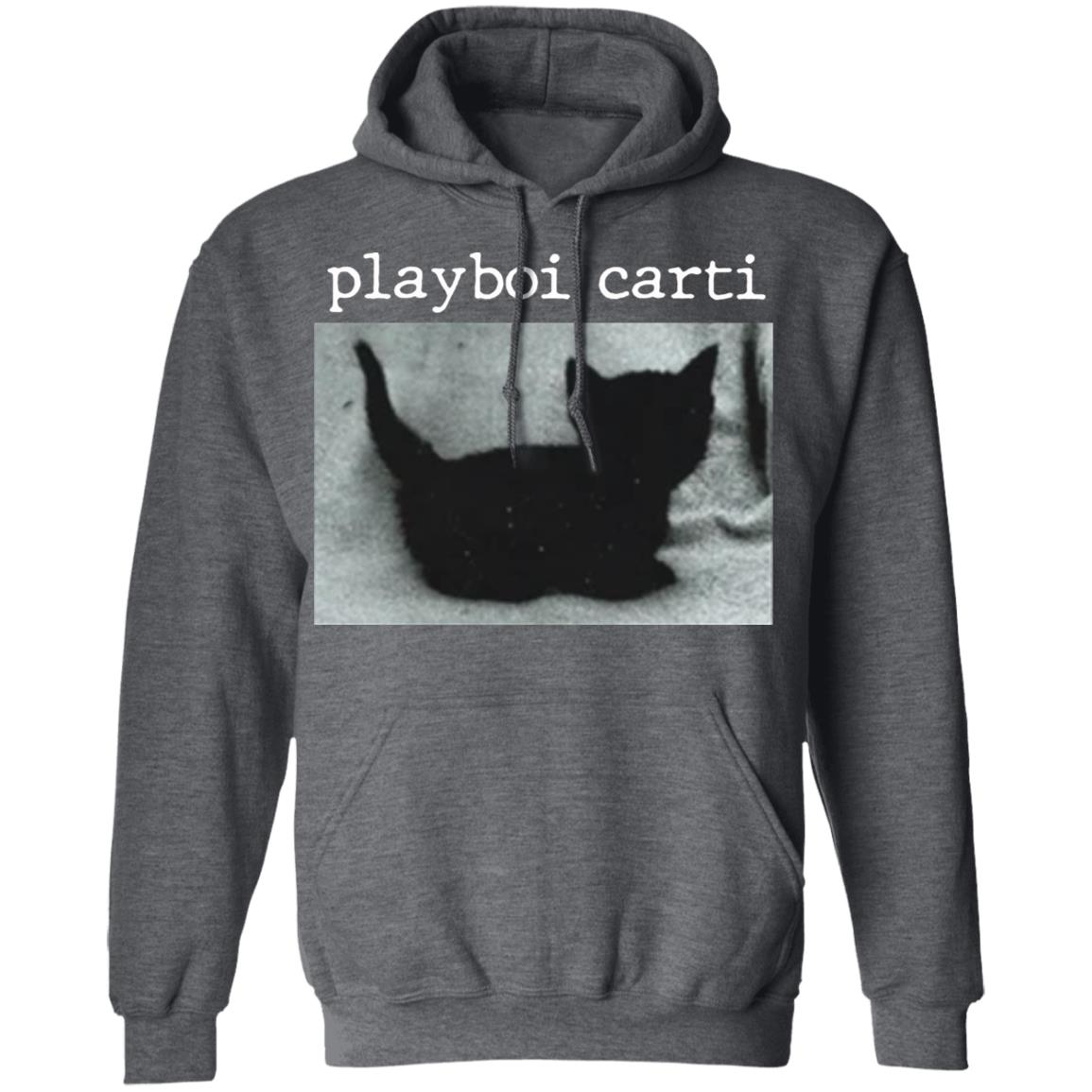 Playboi Carti Merch Black Cat Shirt Playboi Carti Merch Black Cat Hoodie - Teechipus