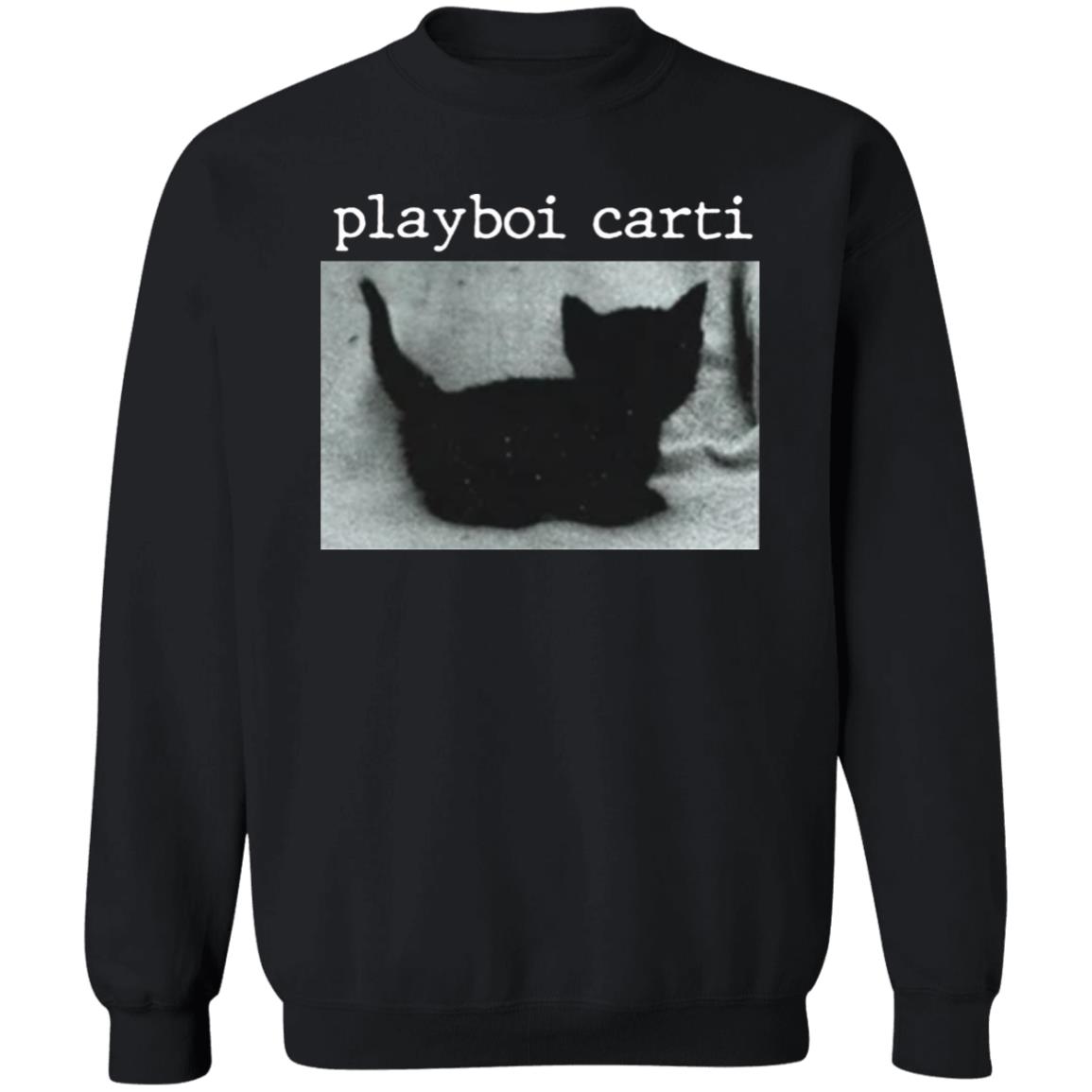Playboi Carti Merch Black Cat Shirt Playboi Carti Merch Black Cat Hoodie - Teechipus