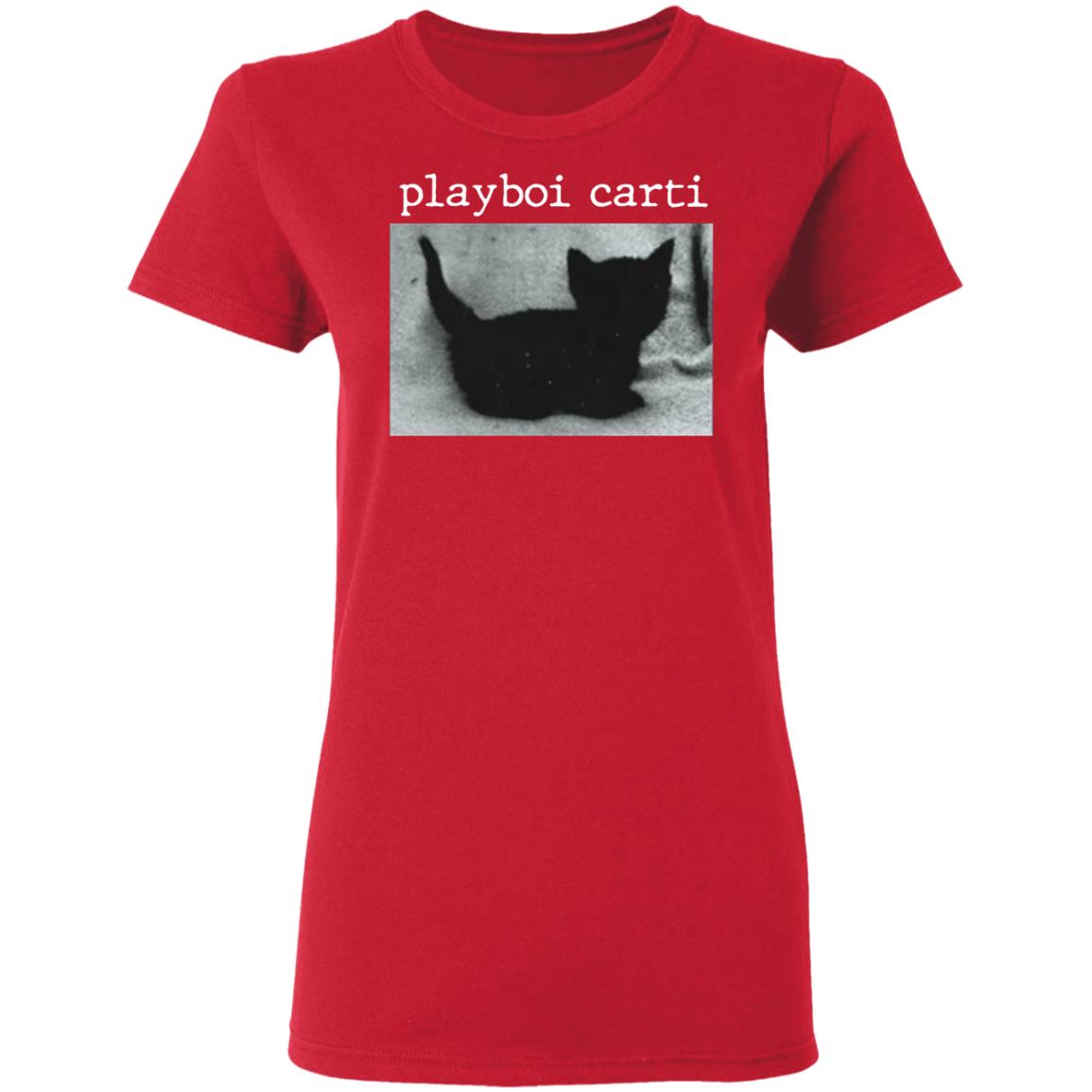 Playboi Carti Merch Black Cat Shirt Playboi Carti Merch Black Cat Hoodie - Teechipus