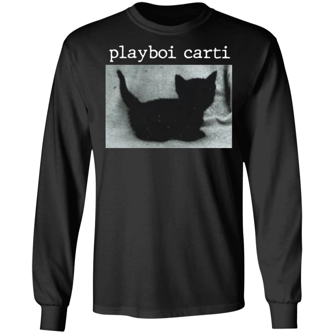 Playboi Carti Merch Black Cat Shirt Playboi Carti Merch Black Cat Hoodie - Teechipus