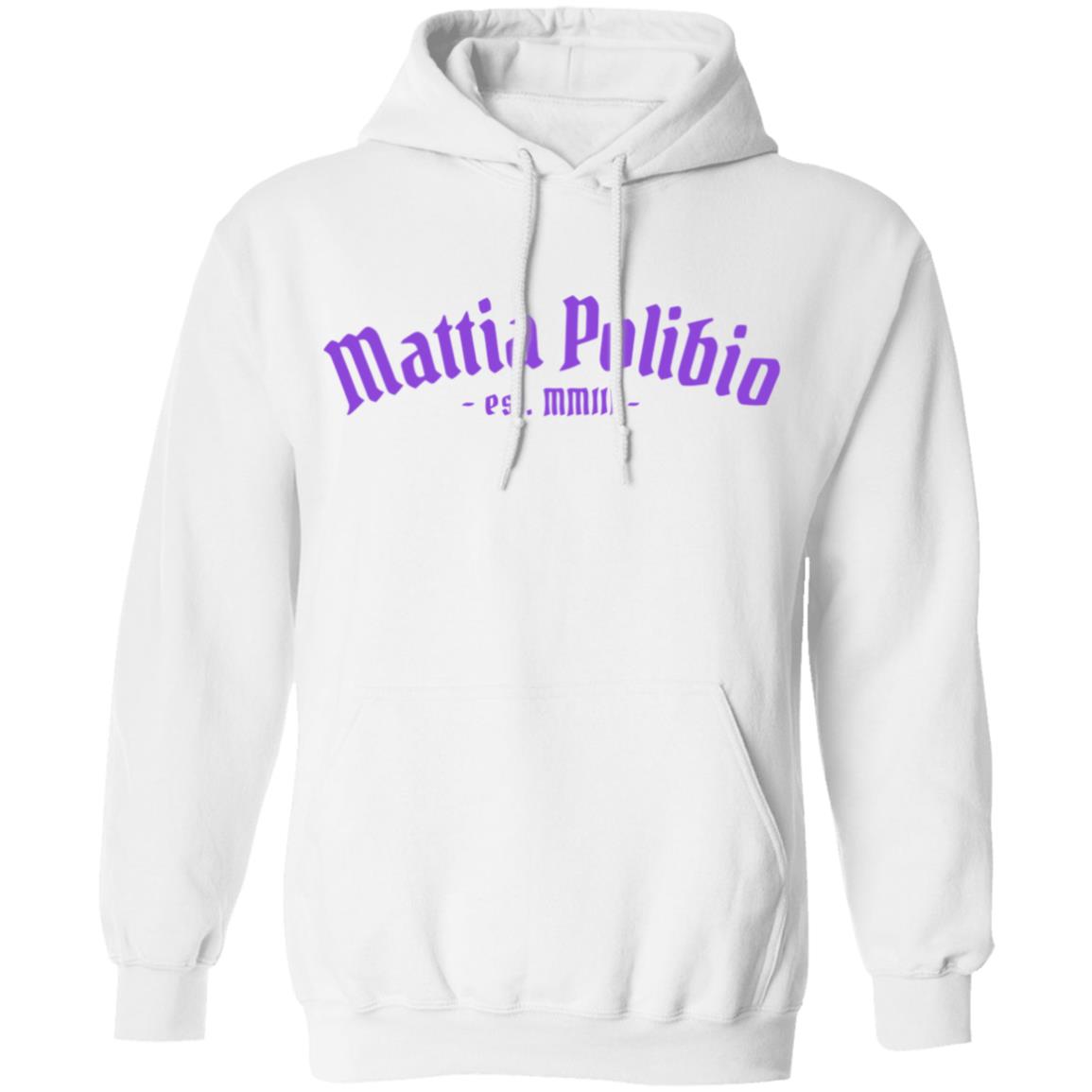 Mattia Polibio Logo T Shirt Mattia Polibio Logo Hoodie - Teechipus