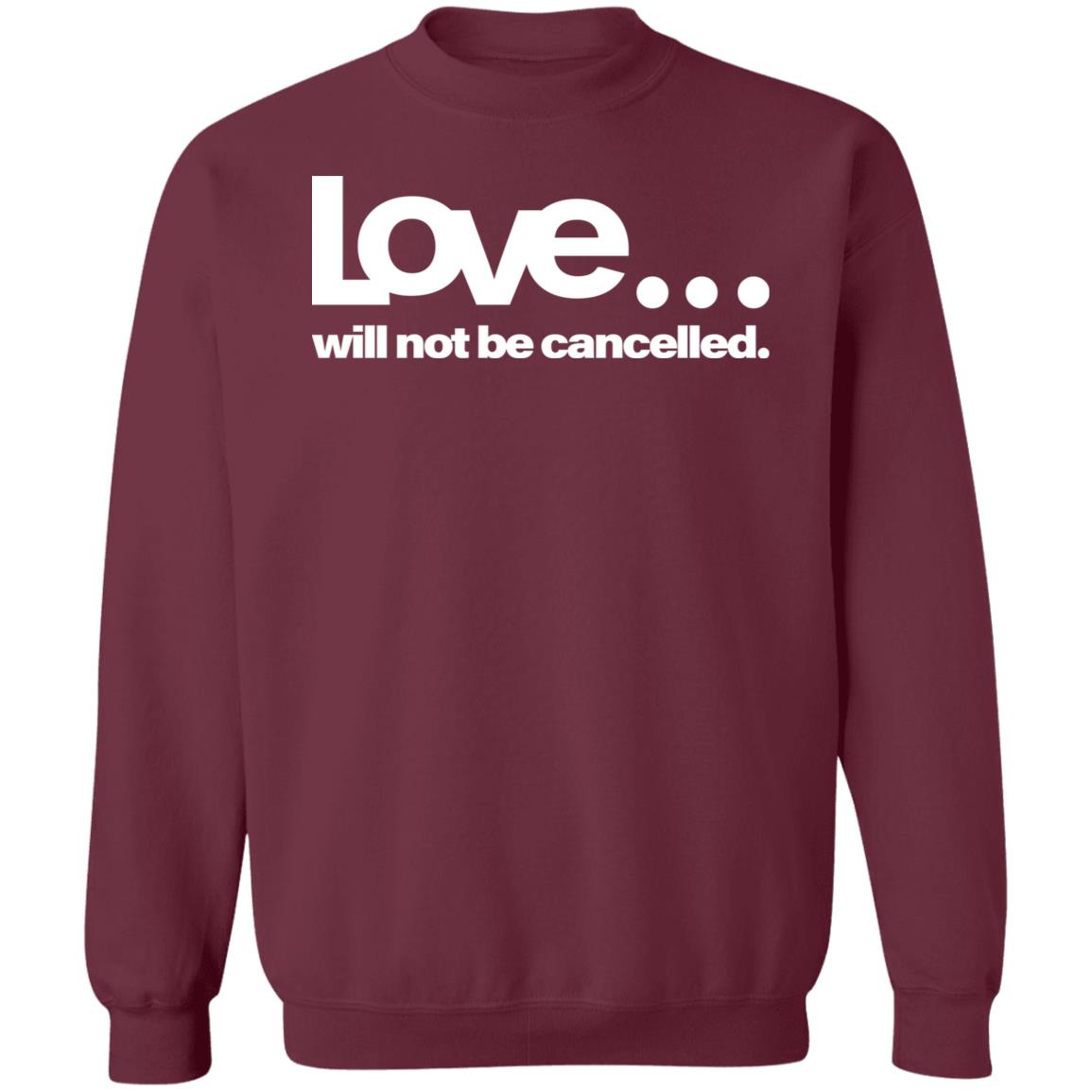 love will not be cancelled T Shirt Hoodie Sweatshirt - Teechipus