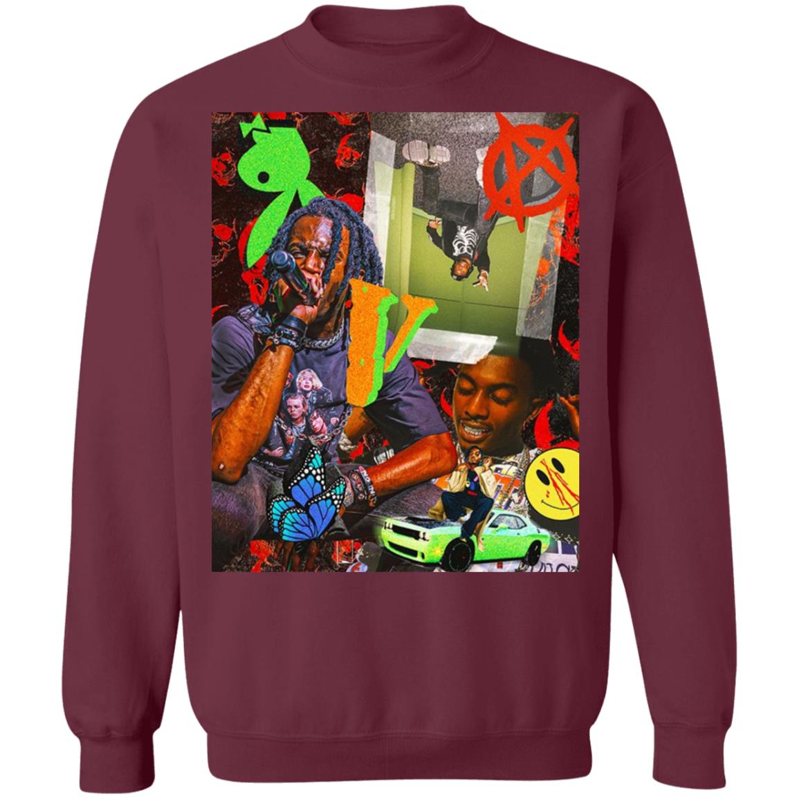 Playboi Carti-Stay Lit T Shirt Hoodie Sweatshirt - Teechipus