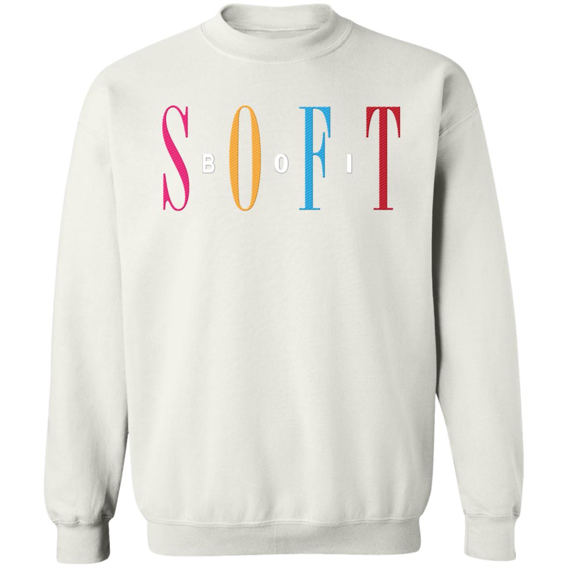 crankgameplays merch Embroidered Soft Boi Crewneck Official Crankgameplays Merch Shirt Hoodie - Teechipus