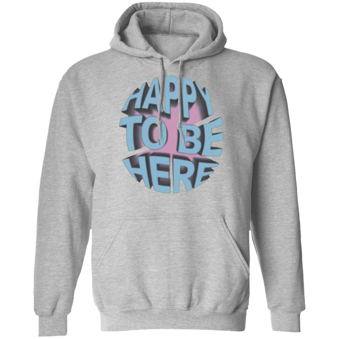 Happy To Be Here t shirt Crawford Merch Happy To Be Here Ice Hoodie - Teechipus