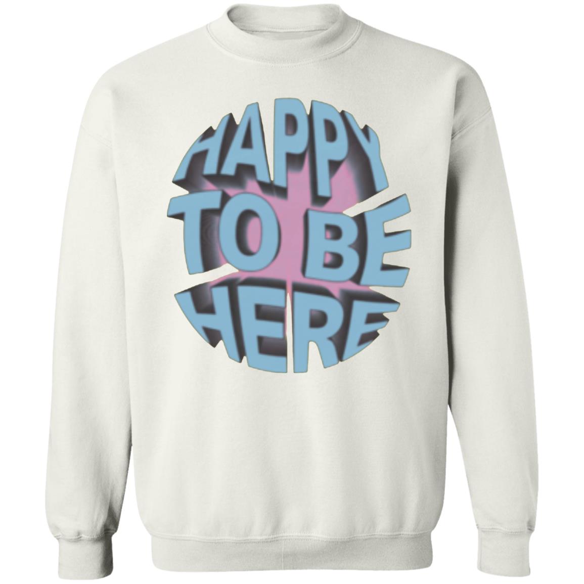 Happy To Be Here t shirt Crawford Merch Happy To Be Here Ice Hoodie - Teechipus