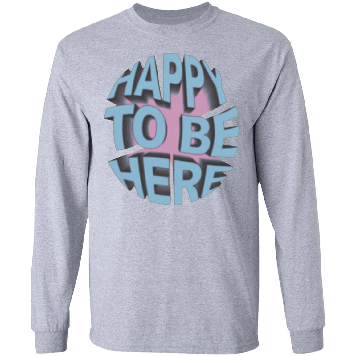 Happy To Be Here t shirt Crawford Merch Happy To Be Here Ice Hoodie - Teechipus