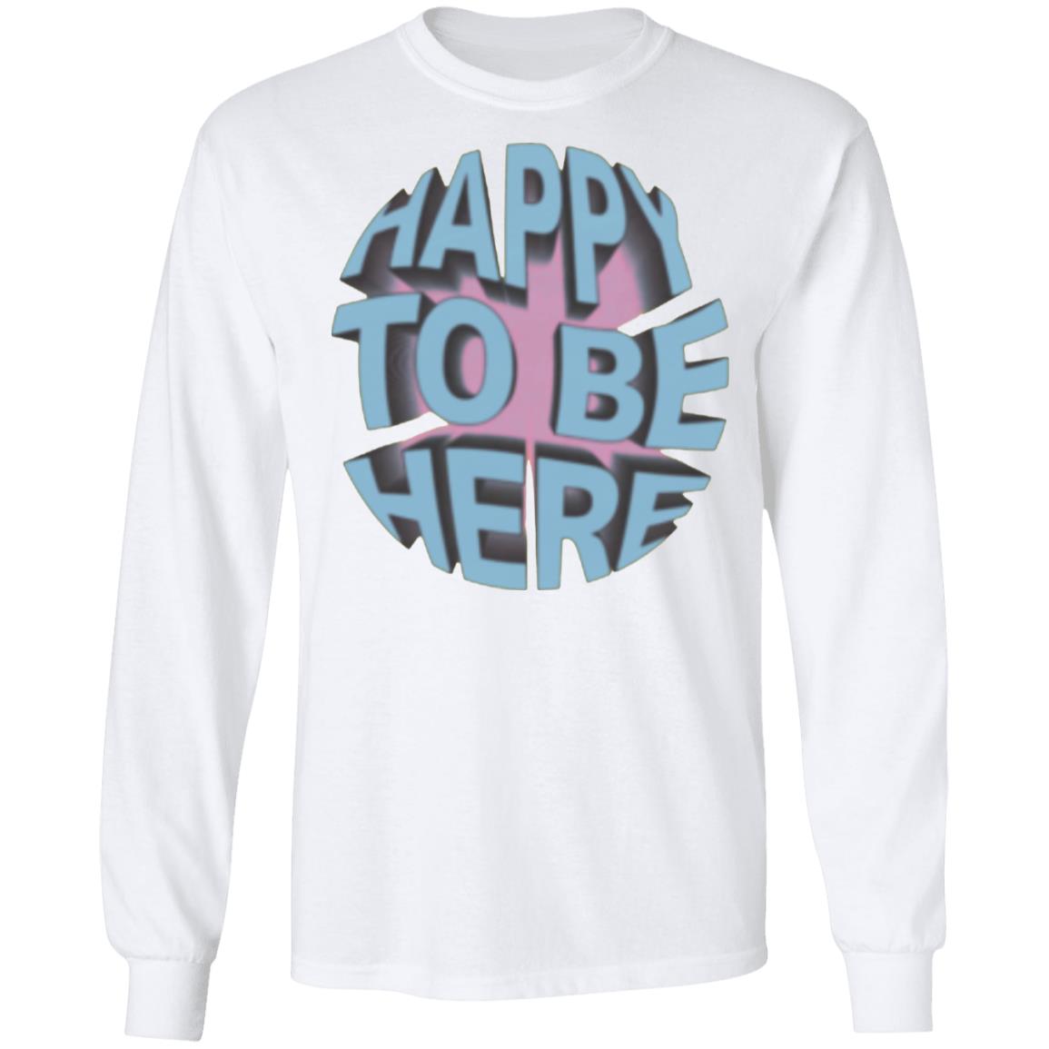 Happy To Be Here t shirt Crawford Merch Happy To Be Here Ice Hoodie - Teechipus
