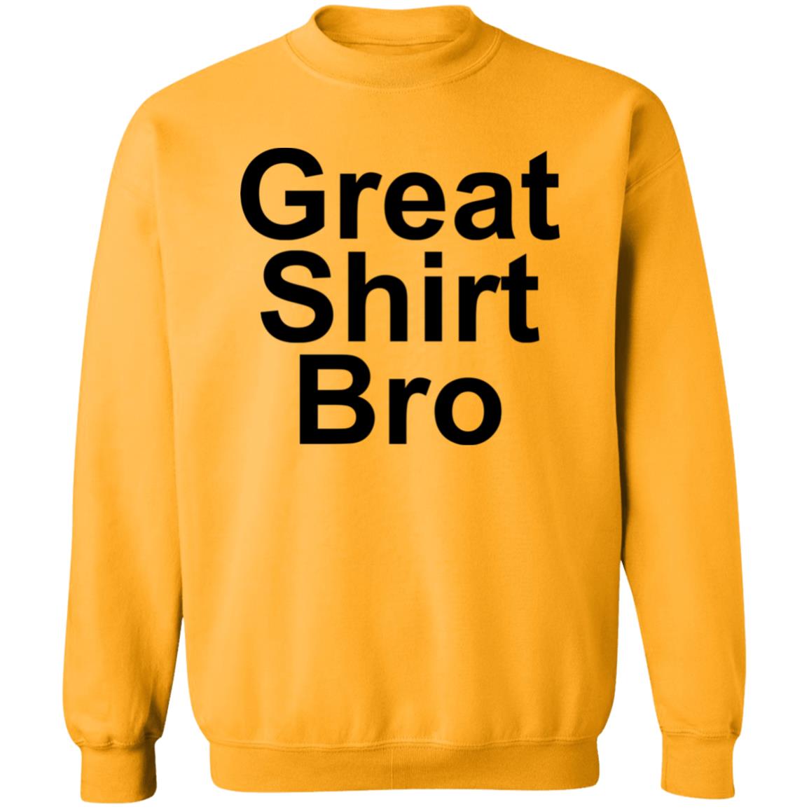 Great Shirt Bro Hoodie Official Great Shirt Bro Funny Sweatshirt - Teechipus