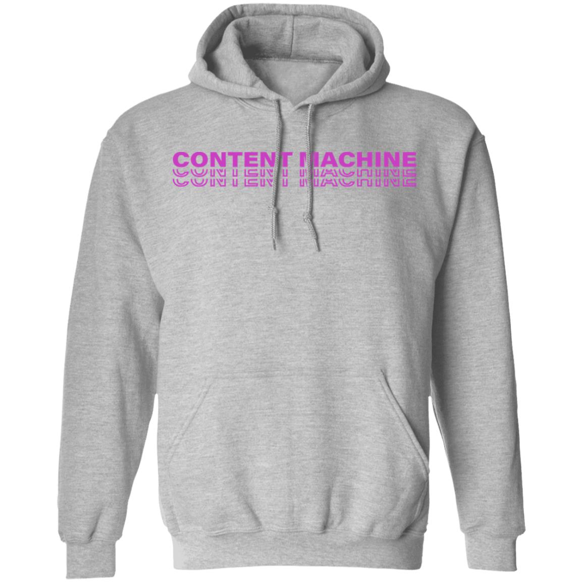 Official Content Machine Classic Hoodie Yourfellowarab Merch - Teechipus
