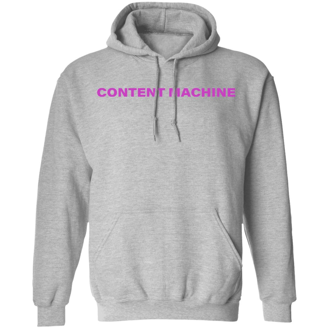 Official Content Machine Hoodie Yourfellowarab Merch - Teechipus