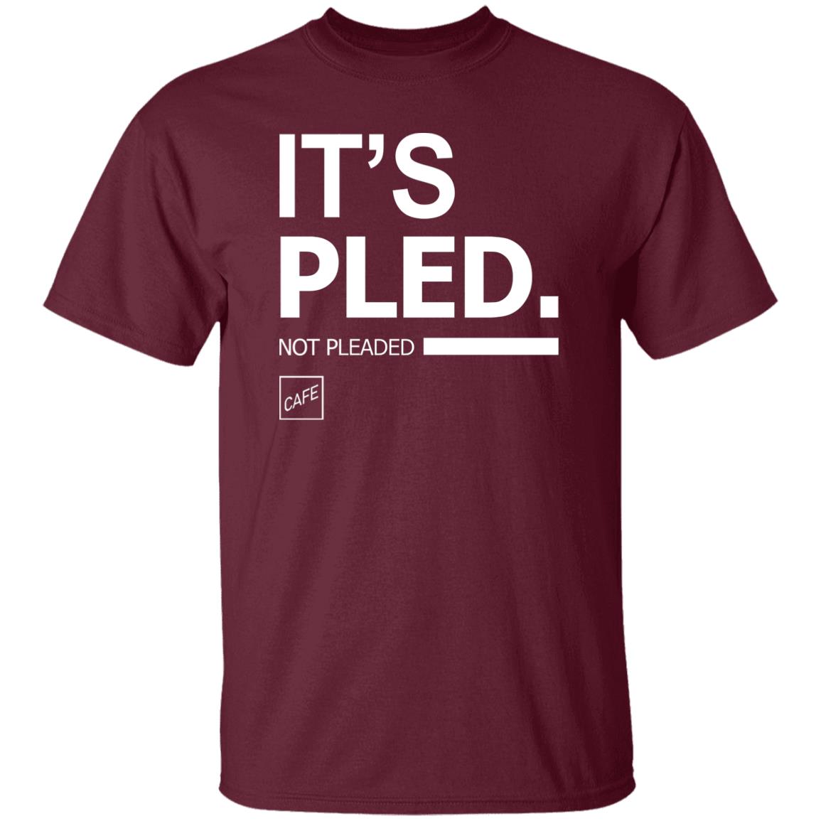 It's Pleaded Hoodie Official Shop Cafe Merch - Teechipus