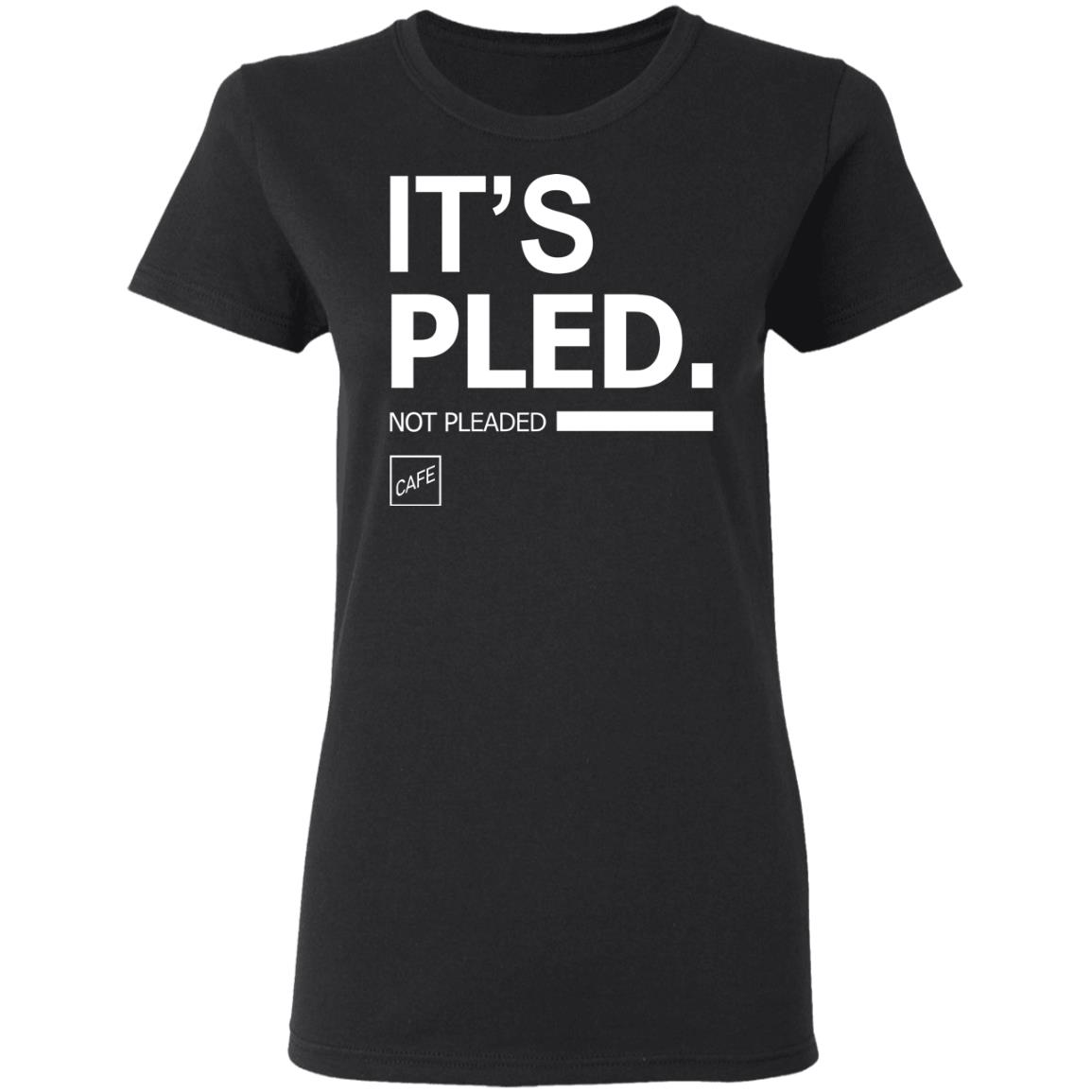 It's Pleaded Hoodie Official Shop Cafe Merch - Teechipus