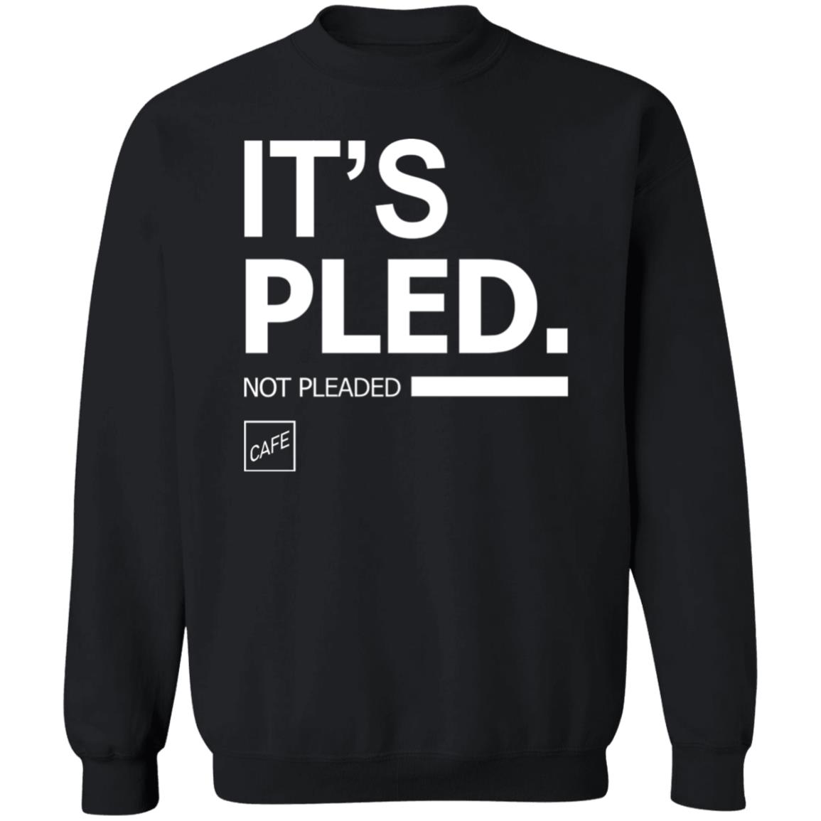 It's Pleaded Hoodie Official Shop Cafe Merch - Teechipus