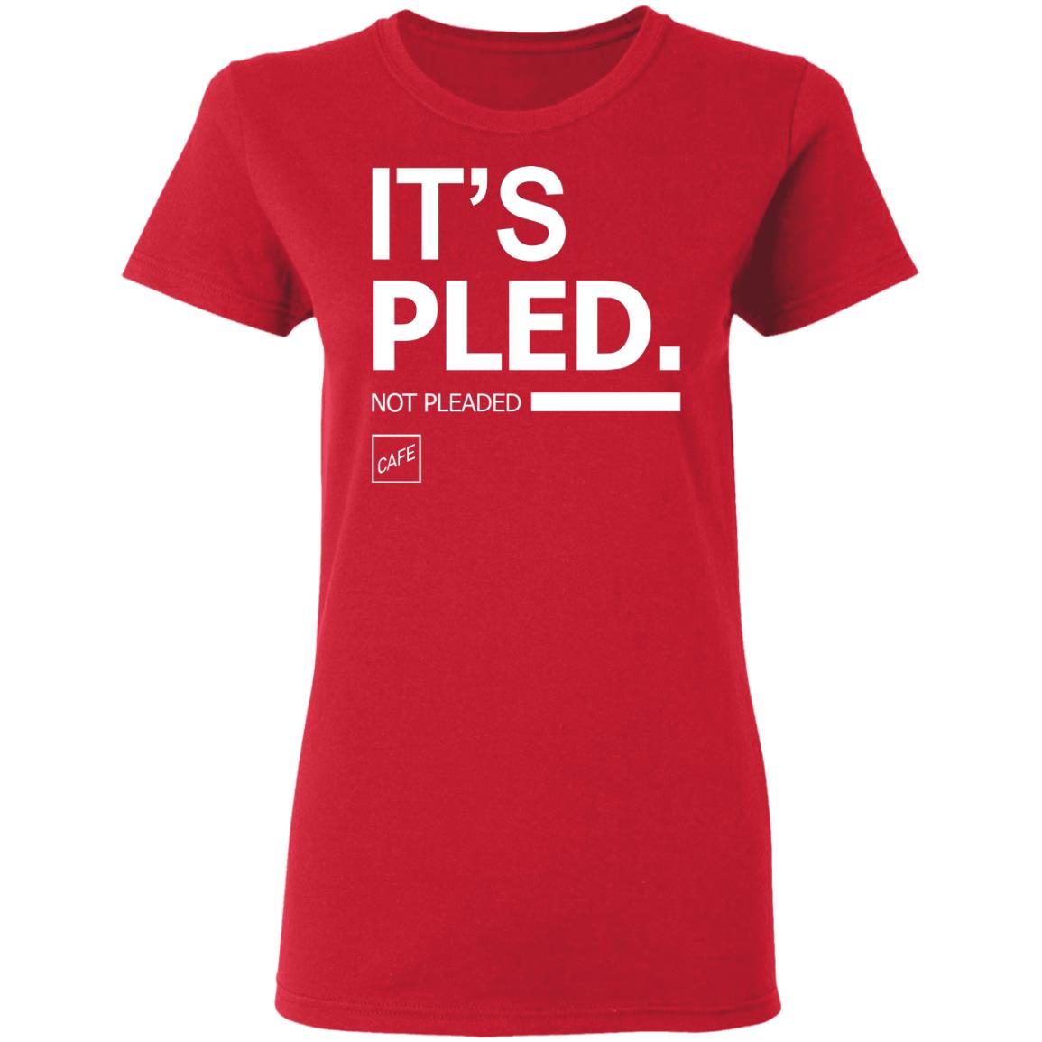It's Pleaded Hoodie Official Shop Cafe Merch - Teechipus