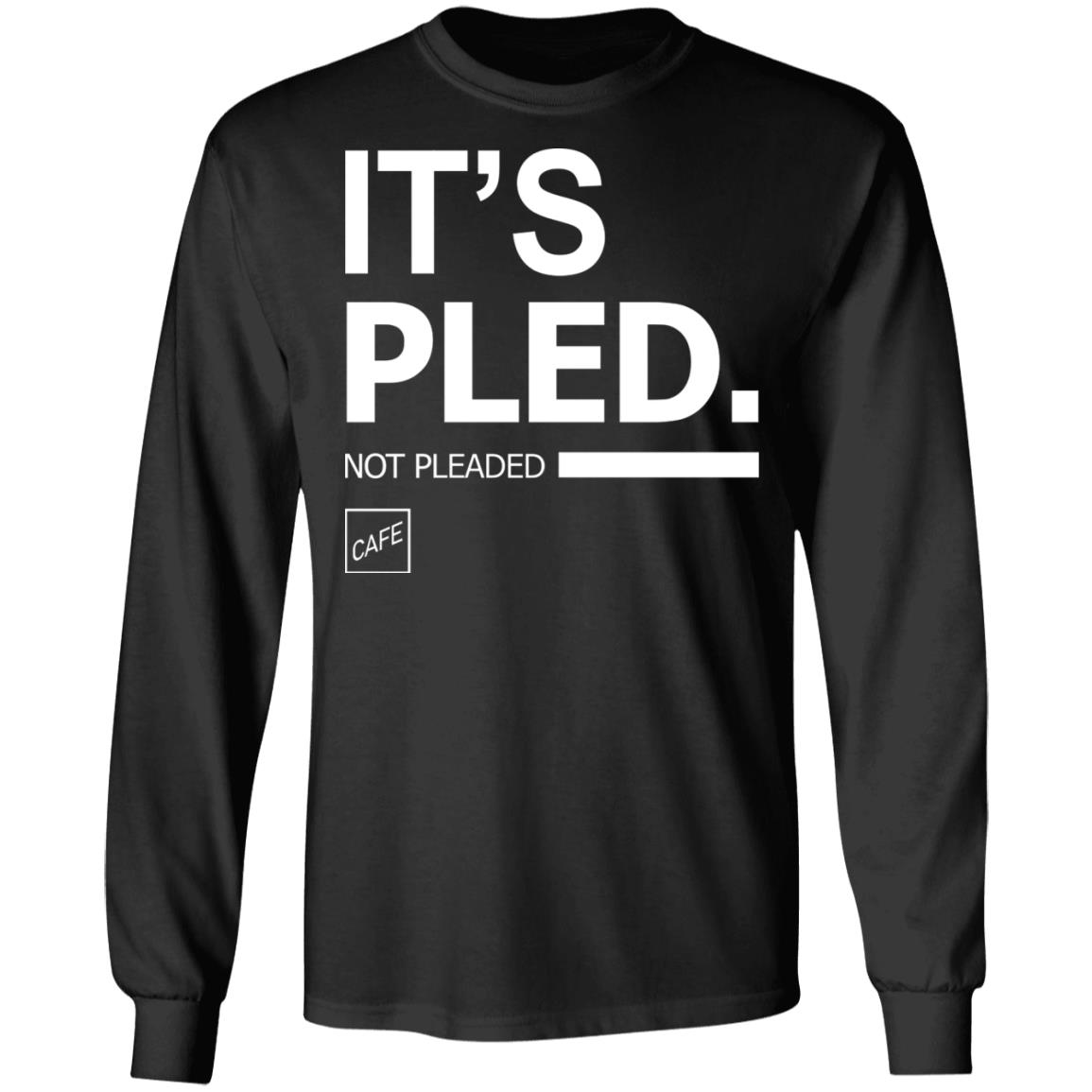 It's Pleaded Hoodie Official Shop Cafe Merch - Teechipus