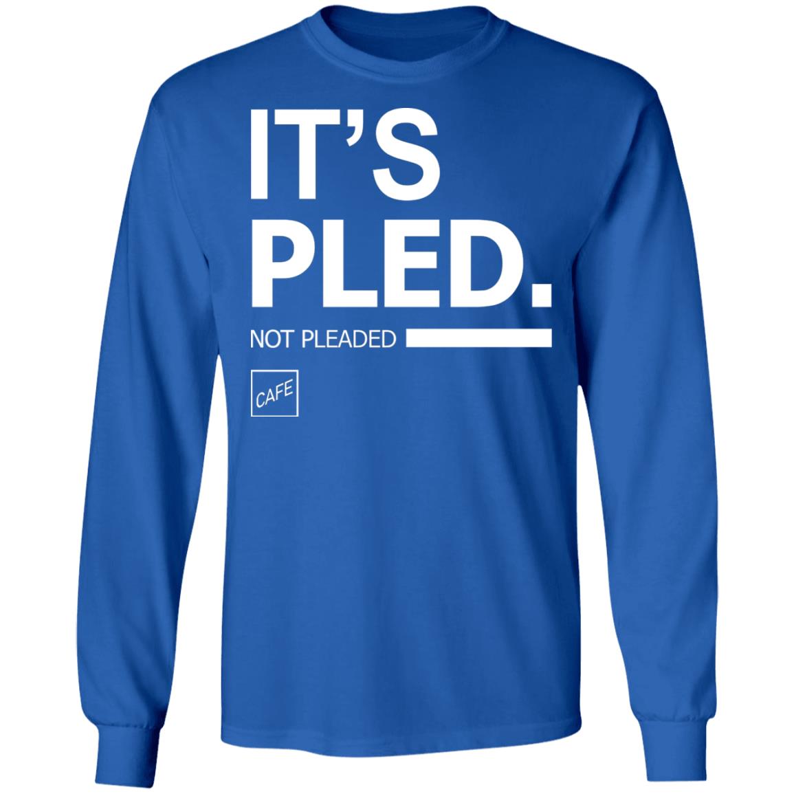 It's Pleaded Hoodie Official Shop Cafe Merch - Teechipus