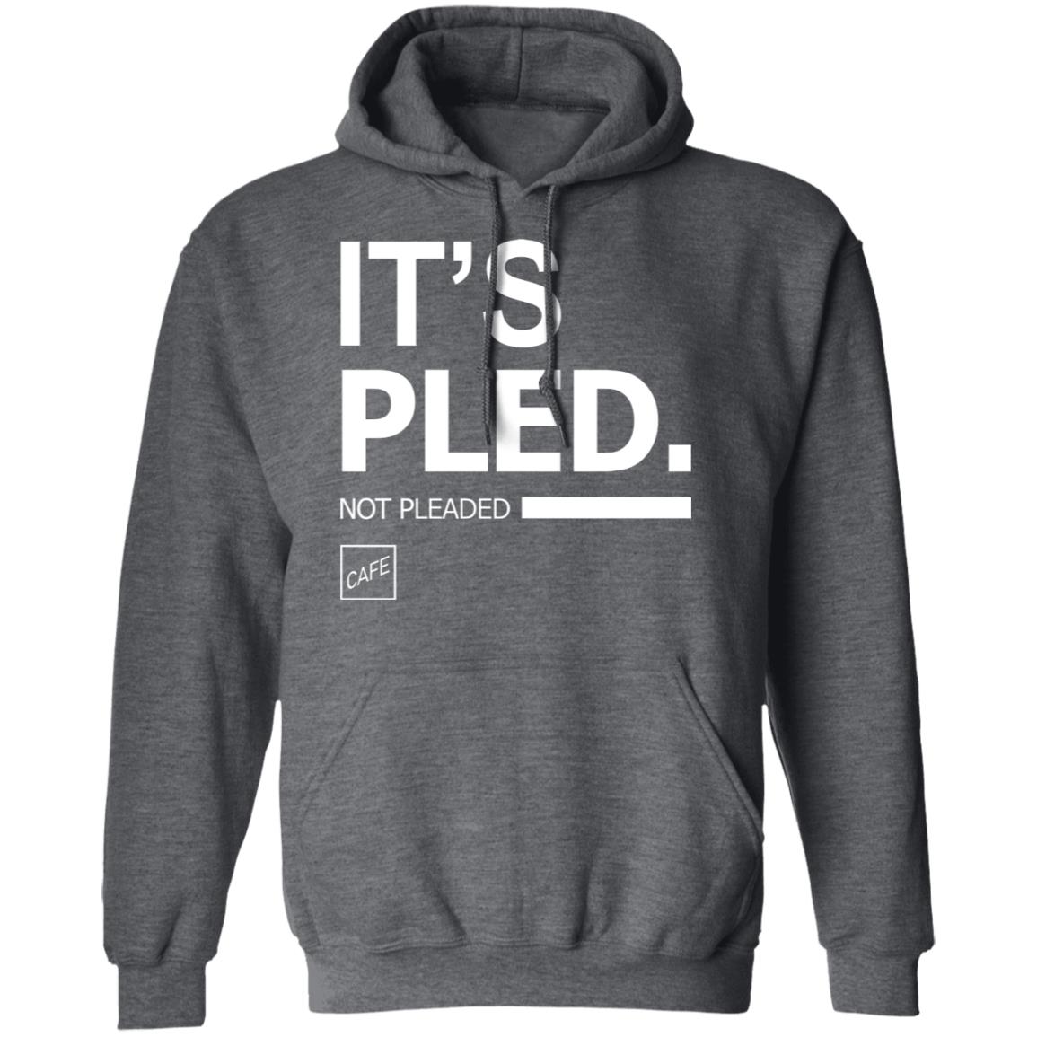It's Pleaded Hoodie Official Shop Cafe Merch - Teechipus