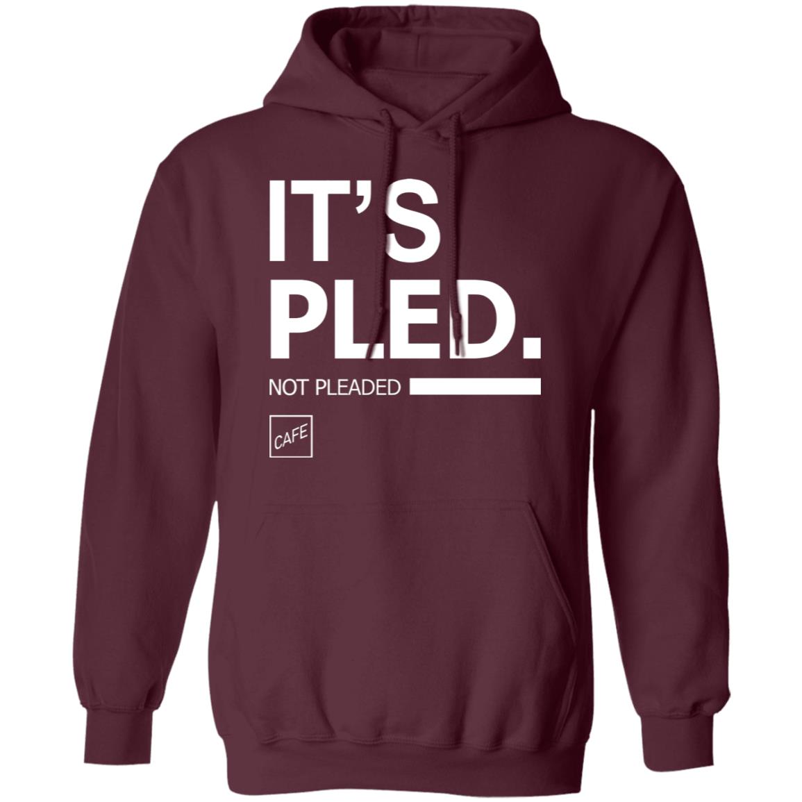 It's Pleaded Hoodie Official Shop Cafe Merch - Teechipus