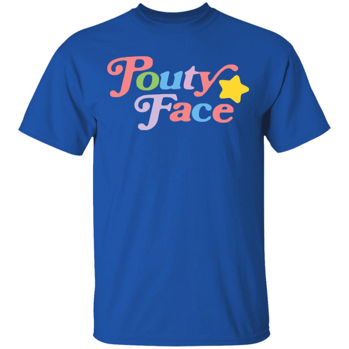 Pouty Face Rainbow Blue Hoodie Addison Rae Merch Pouty Face Rainbow sweatshirt T Shirt - Teechipus
