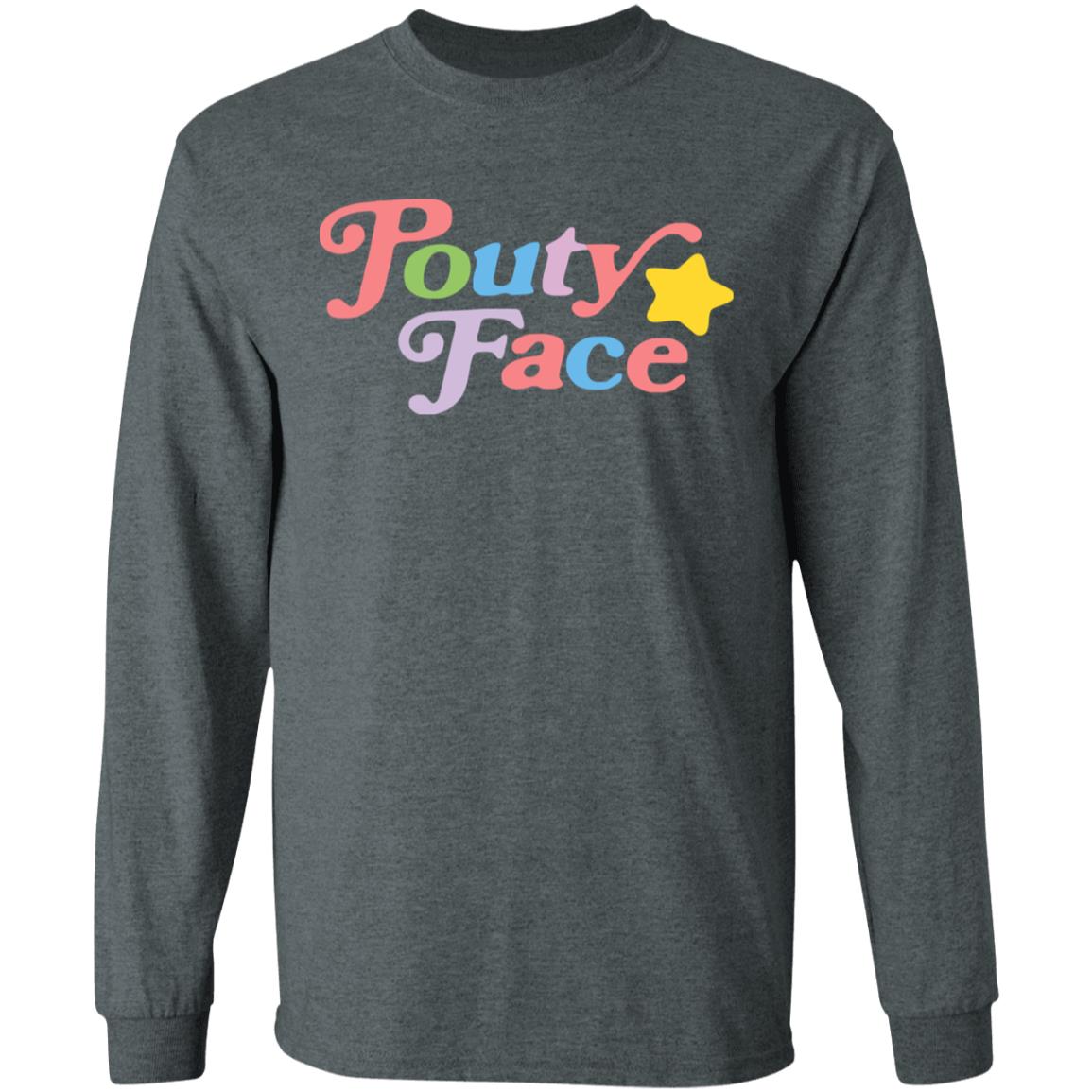 Pouty Face Rainbow Blue Hoodie Addison Rae Merch Pouty Face Rainbow sweatshirt T Shirt - Teechipus