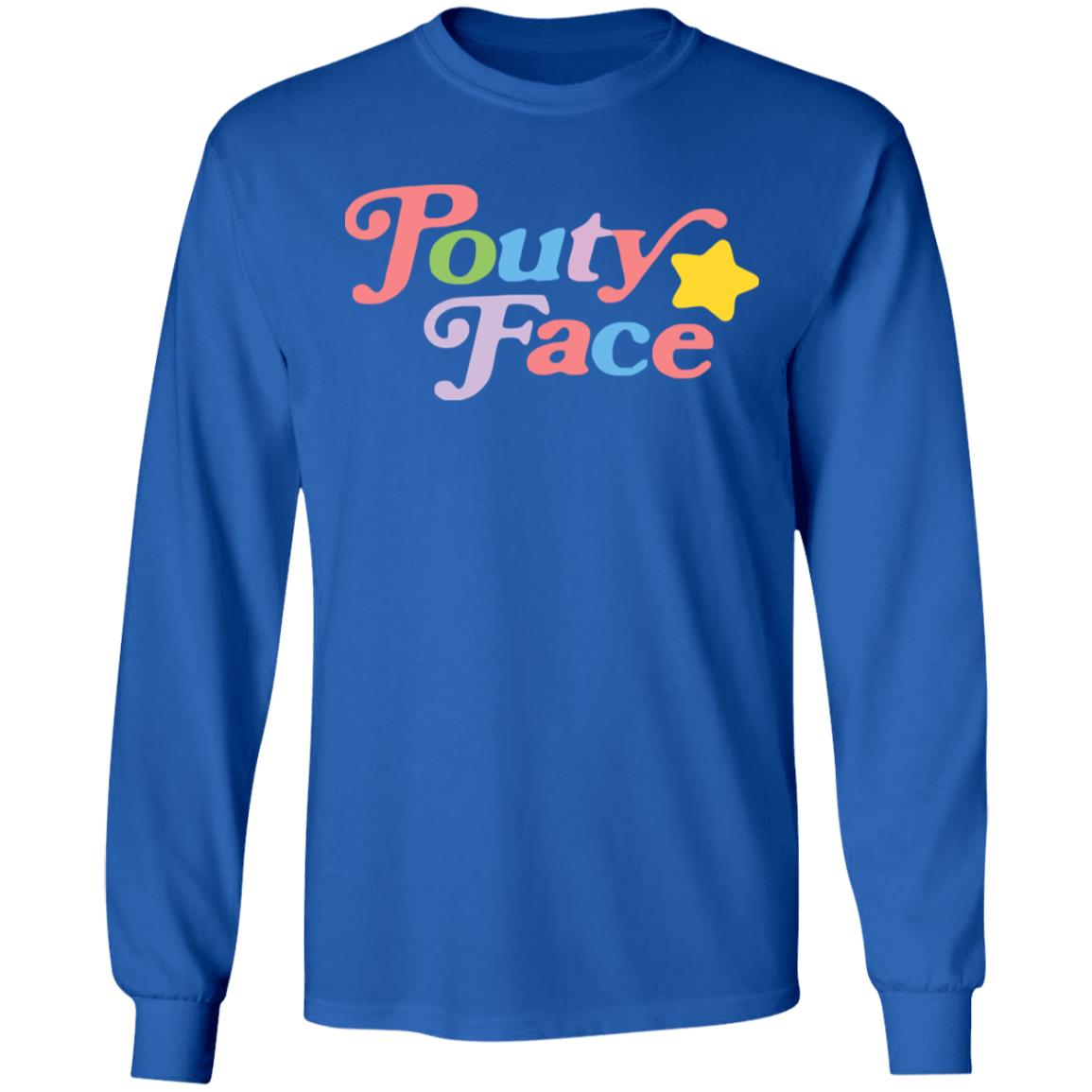 Pouty Face Rainbow Blue Hoodie Addison Rae Merch Pouty Face Rainbow sweatshirt T Shirt - Teechipus