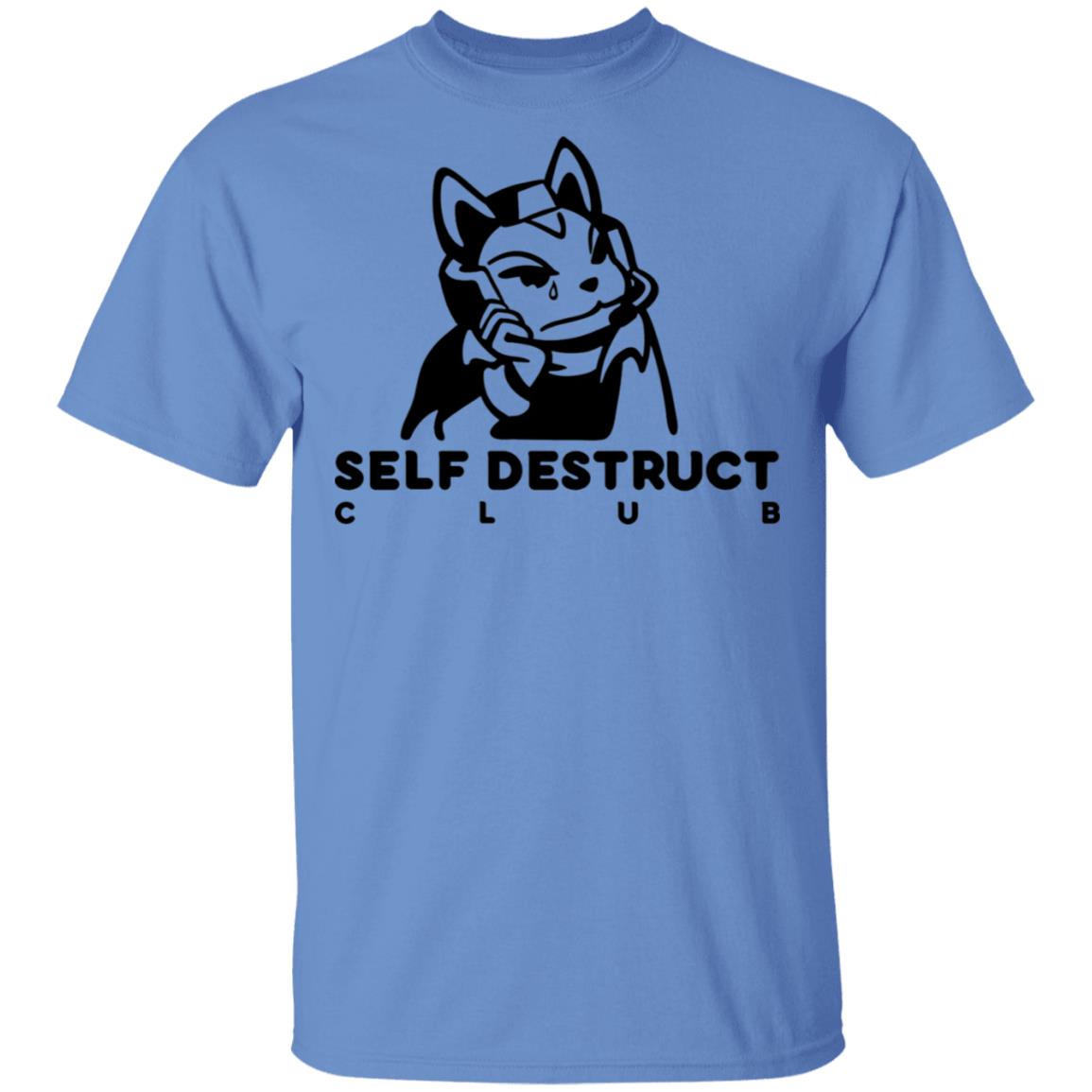 Jisu.Gg Merch Self-Destruct Club Long-Sleeve T Shirt Jisu.Gg Merch Self-Destruct Club Hoodie Sweatshirt - Teechipus