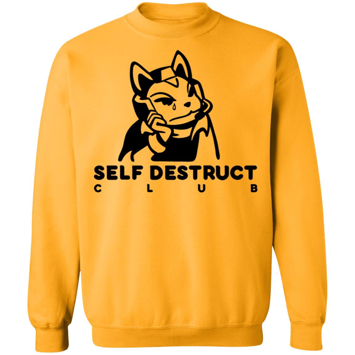Jisu.Gg Merch Self-Destruct Club Long-Sleeve T Shirt Jisu.Gg Merch Self-Destruct Club Hoodie Sweatshirt - Teechipus