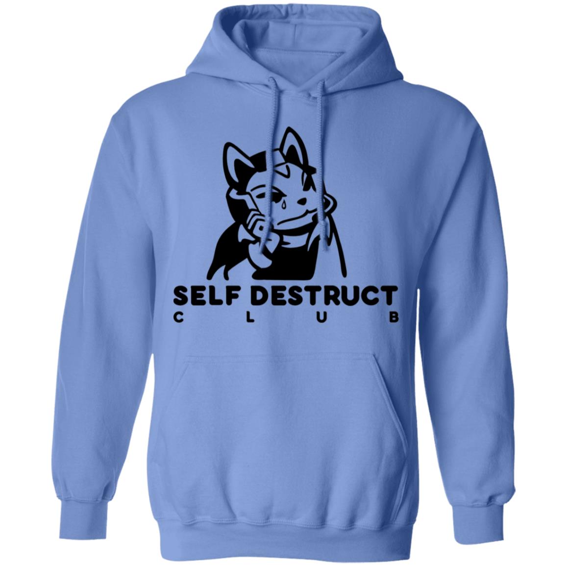 Jisu.Gg Merch Self-Destruct Club Long-Sleeve T Shirt Jisu.Gg Merch Self-Destruct Club Hoodie Sweatshirt - Teechipus