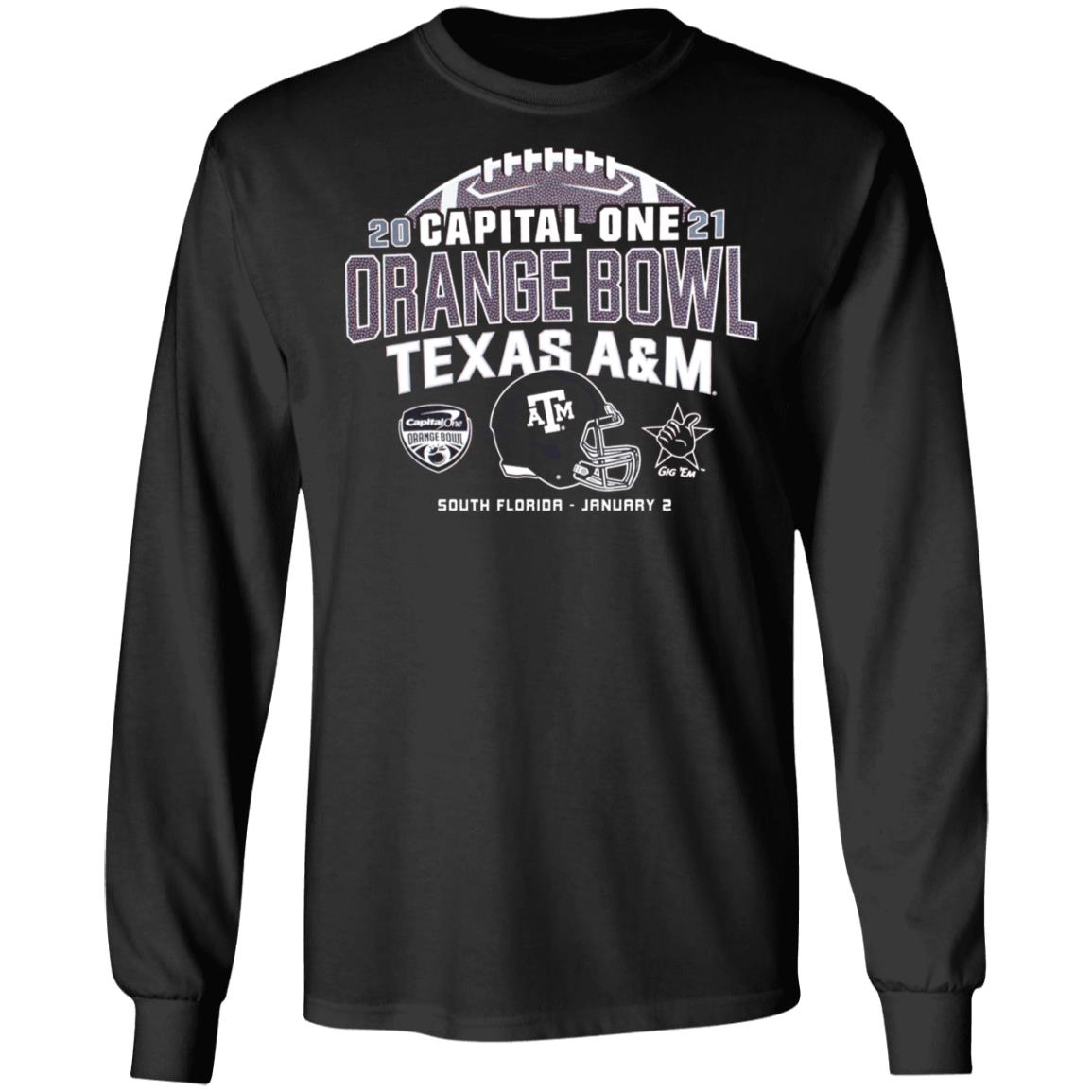 Texas A&M Champion Orange Bowl T Shirt Texas A&M Champion Orange Bowl Hoodie Sweatshirt - Teechipus