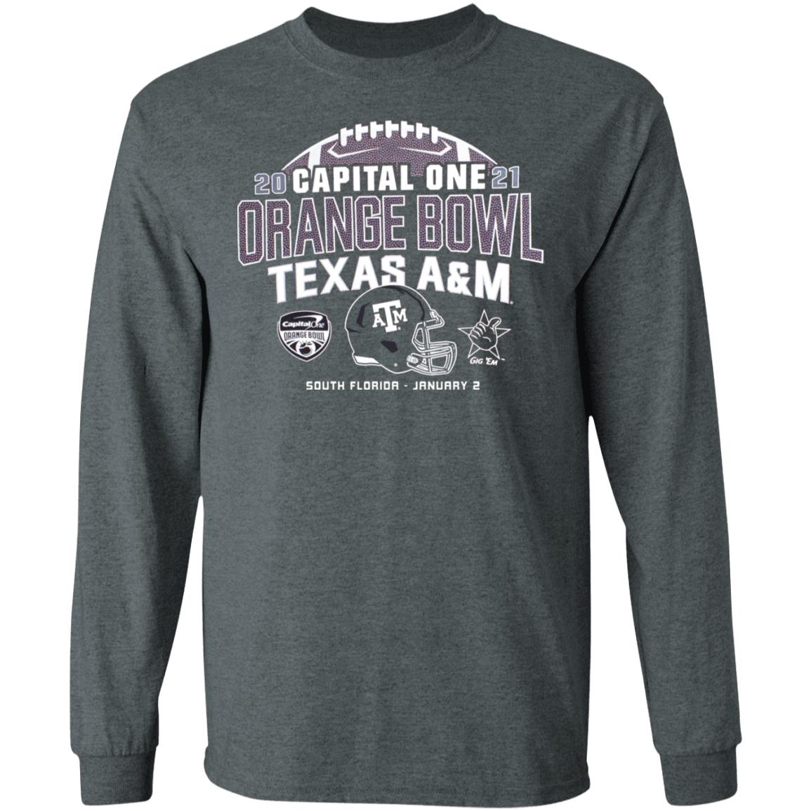 Texas A&M Champion Orange Bowl T Shirt Texas A&M Champion Orange Bowl Hoodie Sweatshirt - Teechipus