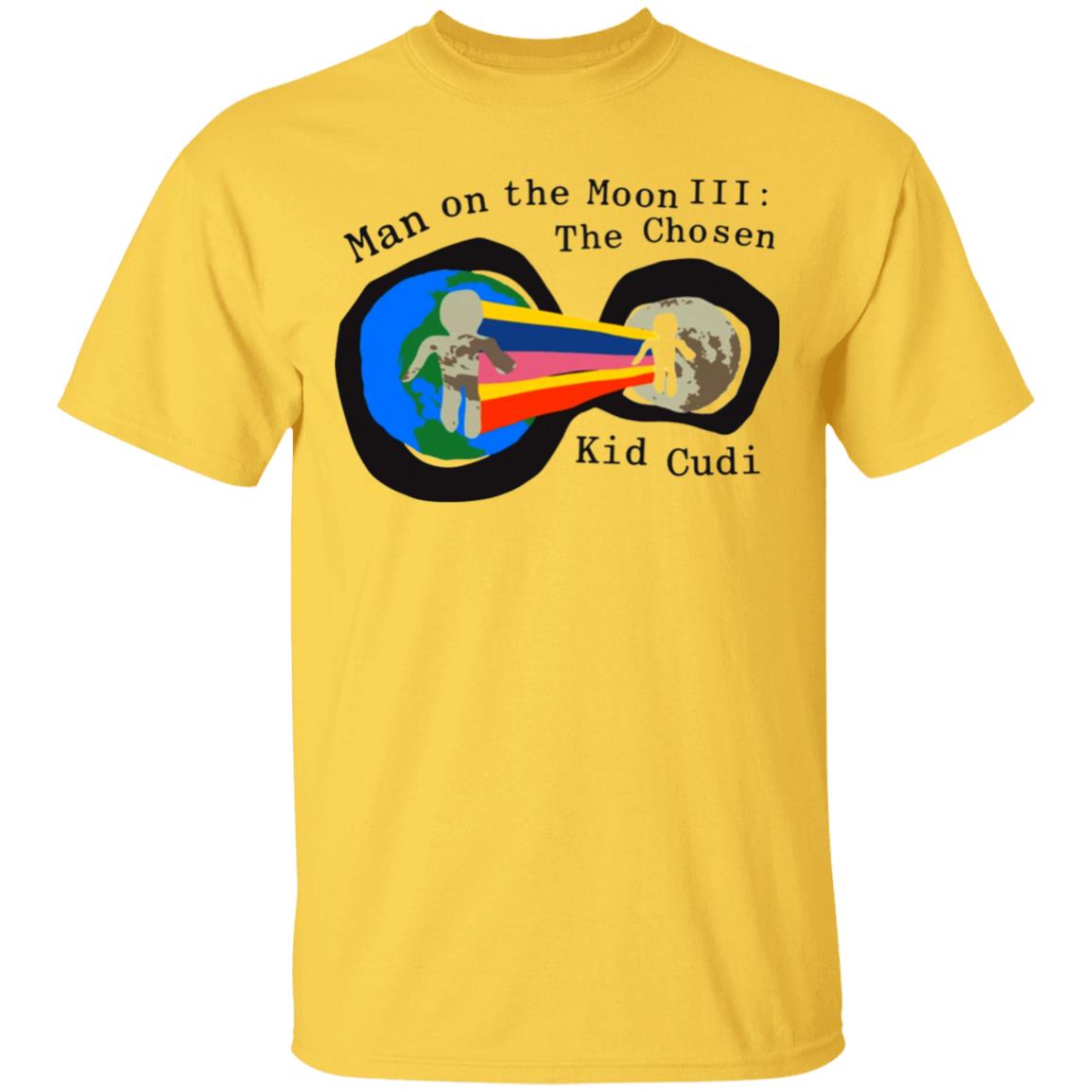 Man On The Moon 3 T Shirt Kid Cudi Merch Cpfm For Motm Iii Heaven On Earth T-Shirt - Teechipus